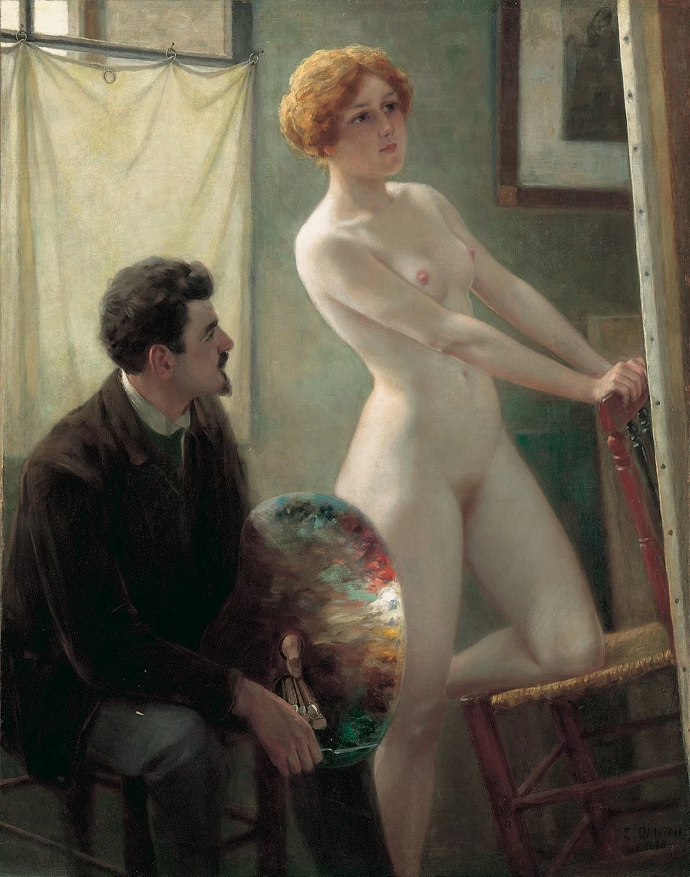 Studio del pittore, 1885